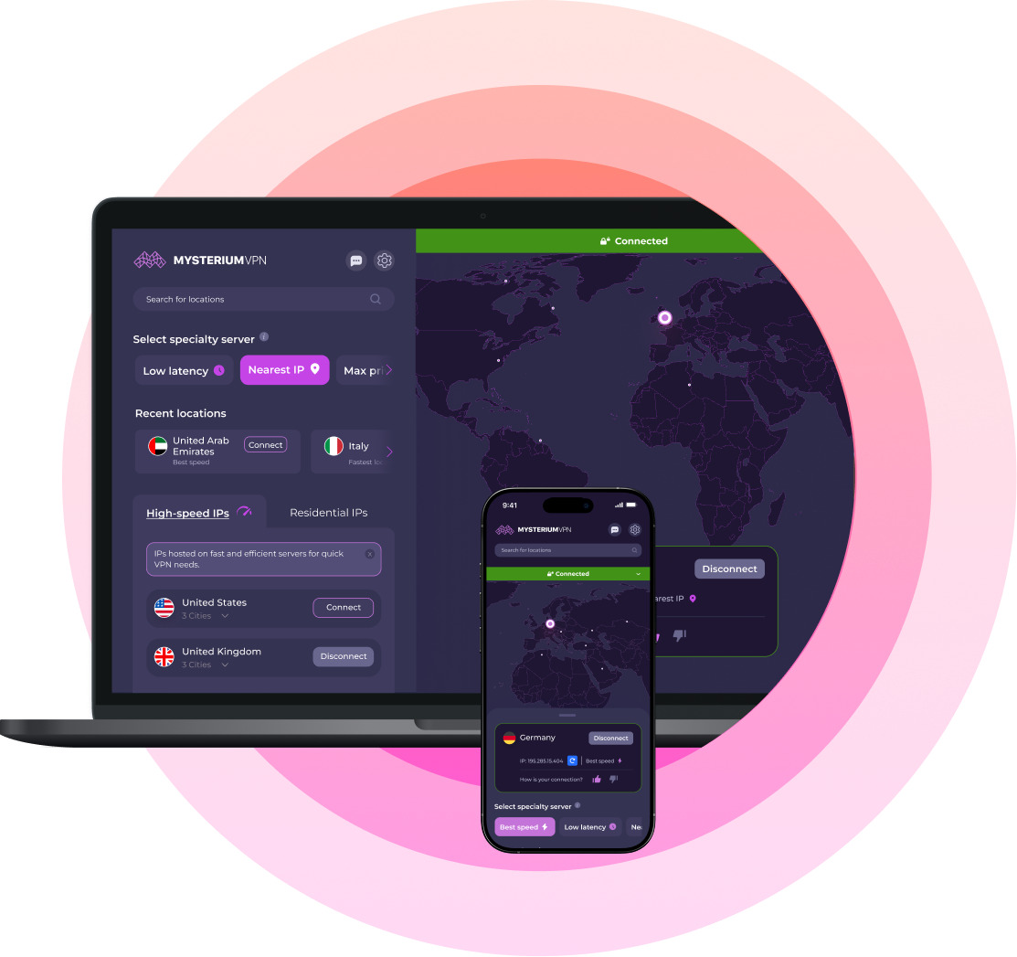 Mysterium VPN main hero